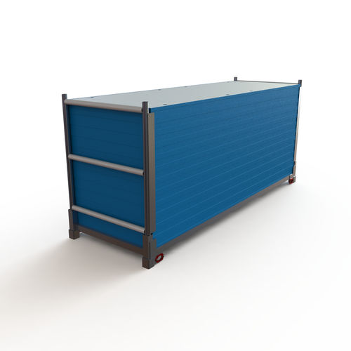 Contenedor para almacenamiento - JEAN FOUR-EUROBRESS - de transporte / de plástico / apilable