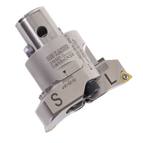 Cabezal de mandrinado para desbaste - SW series - BIG KAISER - de desbaste / de hoja de doble filo / para mecanizados pesados