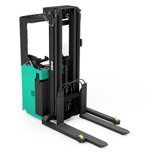 Apiladora alimentada por batería - AXiA XL SBS12N2TF  - Mitsubishi Forklift Trucks - con operador sentado / portátil / 24 V