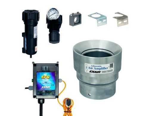 Amplificador de aire variable - 6234DX - EXAIR - reglable / para la ventilación y la evacuación / para altas temperaturas