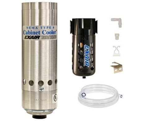 Climatizador para armario eléctrico para montaje lateral - 4730 - EXAIR - compacto / para sala informática / para sala de servidores