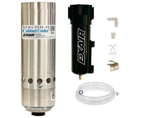 Climatizador para armario eléctrico vertical - 4730SS - EXAIR - para montaje lateral / compacto / industrial