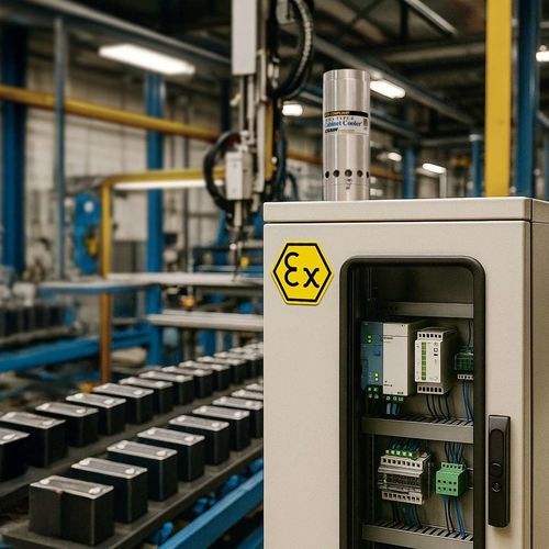 Climatizador para armario eléctrico para montaje lateral - ATEX4840SS - EXAIR - vertical / compacto / para sala informática