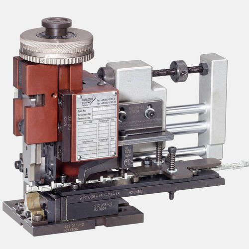 Engastadora de cables - GLOBAL – STAR 952 - Hanke Crimp-Technik GmbH - manual / neumática