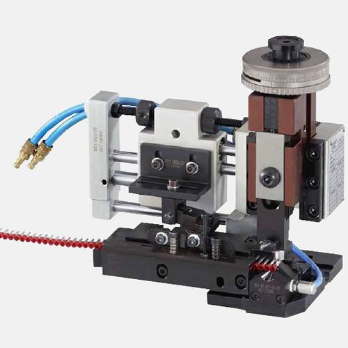 Engastadora de cables - GLOBAL – STAR 951 VAEH - Hanke Crimp-Technik GmbH - manual / neumática / de alimentación lateral