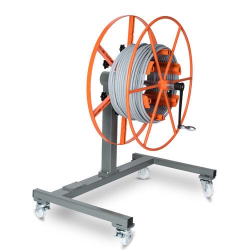 Enrolladora manual - MESSROL 1000 RM - Kabelmat Wickeltechnik GmbH - de cables / de hilos / de proceso