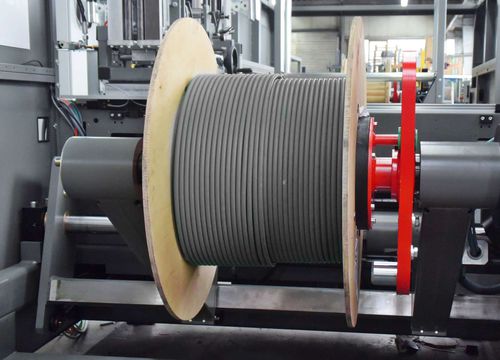 Máquina de bobinado de cables - UMROL 1600 (1800) AUF - Kabelmat Wickeltechnik GmbH - para fabricación de tubos / automática
