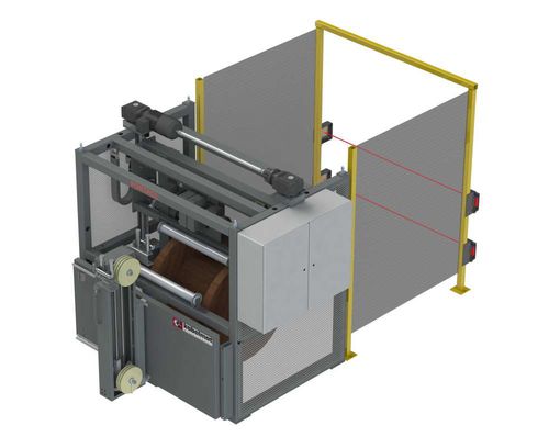 Desbobinador para carretes - PORTROL 1400 ABW - Kabelmat Wickeltechnik GmbH - manual / de rodillos