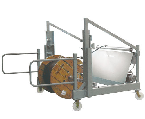 Desbobinador para carretes - TROMROL 2500 - Kabelmat Wickeltechnik GmbH - motorizado / para cargas pesadas