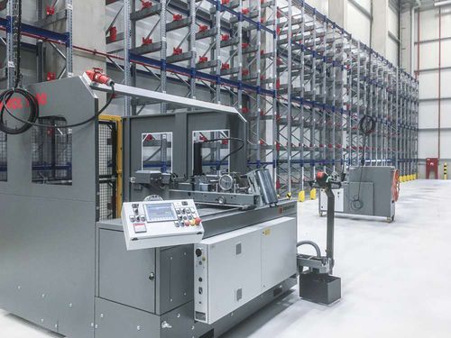 Línea desenrolladora/enrolladora para altas cargas - Kabelmat Wickeltechnik GmbH