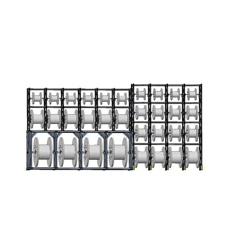 Sistema de estanterías para depósito de almacenamiento - ABROL - Kabelmat Wickeltechnik GmbH - multi-almacenamiento / de almacenamiento horizontal / dinámico
