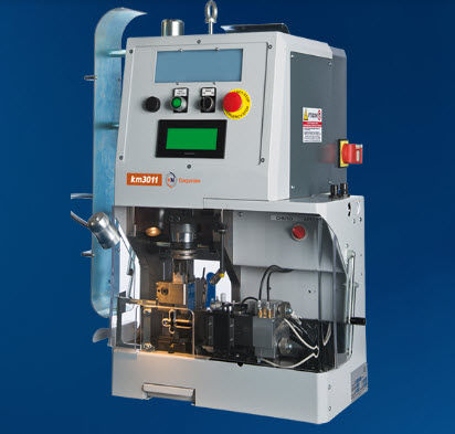 Engastadora de cables - KM3011 - KM Corporate Srl - semiautomática / compacta / por vacío
