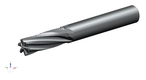 Fresa de acabado - CM160 Roughing End Mill DP - LEUCO Ledermann GmbH & Co. KG - monobloque / de desbaste / de acabado
