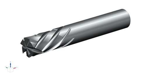 Fresa de acabado - CM170 Compression End Mill SC - CVD coated - LEUCO Ledermann GmbH & Co. KG - monobloque / de desbaste / de acabado