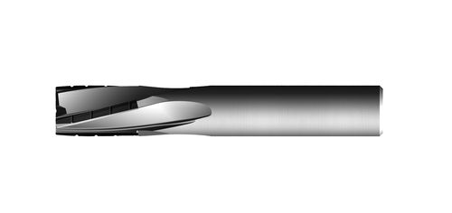 Fresa de acabado - CM070 Spiral End Mill DP - LEUCO Ledermann GmbH & Co. KG - monobloque / de desbaste / de acabado