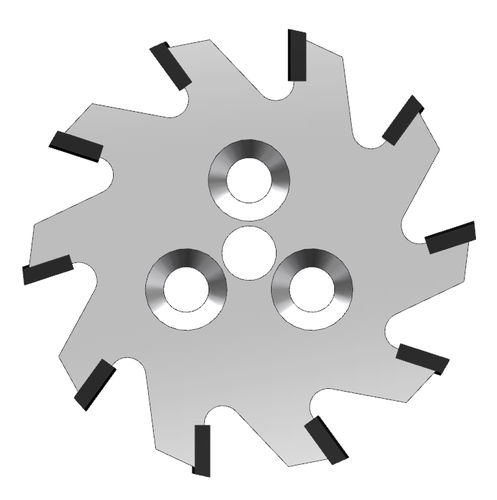 Fresa de acabado - CM130 Disc Milling Cutter DP - LEUCO Ledermann GmbH & Co. KG - monobloque / de ranurado / de acabado