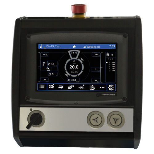 Control CNC para engastadora - ICC™ - Lillbacka Finn-Power - táctil
