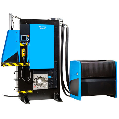 Engastadora de tubos flexibles - SP5000 - Lillbacka Finn-Power - automática / con pedal / de alimentación lateral