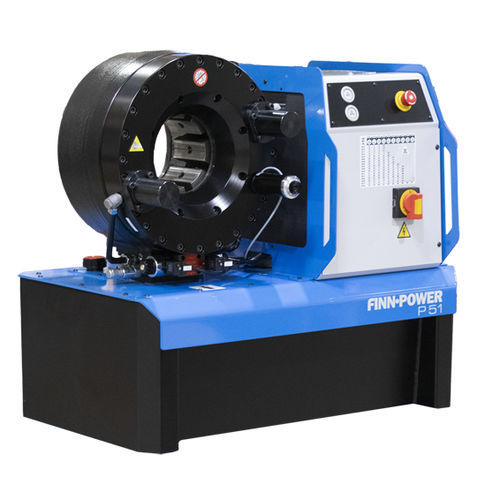 Engastadora de tubos flexibles - P51 - Lillbacka Finn-Power - para tubos flexibles hidráulicos / automática / hidráulica