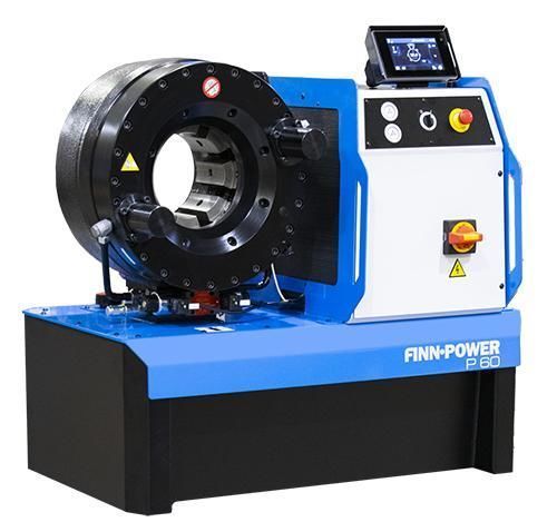 Engastadora de tubos flexibles - P60 - Lillbacka Finn-Power - automática / hidráulica / electrohidráulica