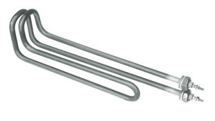 Elemento calefactor tubular - IX series - CCI Thermal Technologies Inc. - con aletas