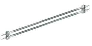 Elemento calefactor tubular - HX series - CCI Thermal Technologies Inc. - con aletas