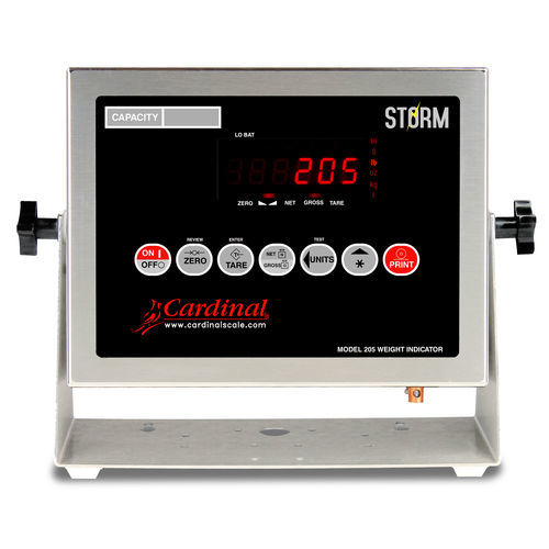 Indicador de pesaje con visualizador led - 205 Storm - Cardinal Scale - benchtop / de pared / para entorno difícil