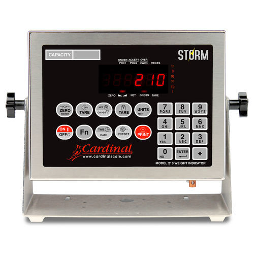 Indicador de pesaje con visualizador led - 210 Storm - Cardinal Scale - benchtop / de pared / resistente al agua