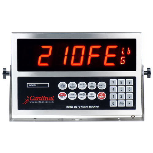Indicador de pesaje con visualizador led - 210FE - Cardinal Scale - robusto / IP66 / RS-232