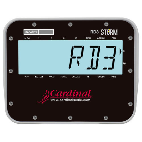 Visualizador a distancia - RD3 - Cardinal Scale - LCD / de 6 dígitos / de 14 segmentos