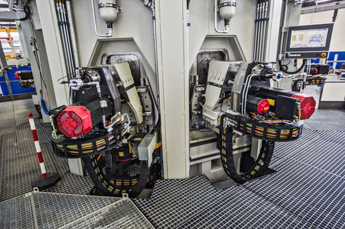 Centro de mecanizado CNC 3 ejes - Riello Macchine Transfer - vertical / 8 herramientas
