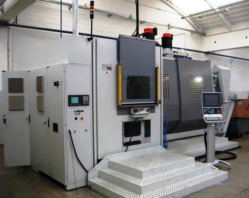 Fresadora CNC de 3 ejes - TSP 1 - Riello Macchine Transfer - vertical / HSK-100-A / con cambiador de paletas