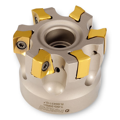 Fresa de dos cortes - DiPosTetra™ TJ5Q-20R01 - Ingersoll Cutting Tools - de plaquita / para planear / para acero