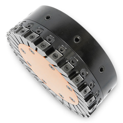 Fresa de dos cortes - TEDIFEED TRGS series - Ingersoll Cutting Tools - tangencial / de plaquita / de desbaste