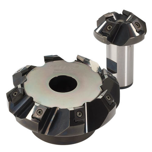 Fresa de plaquitas intercambiables - Black-Max™ 19N1A series - Ingersoll Cutting Tools - para planear / para acero / para hierro fundido