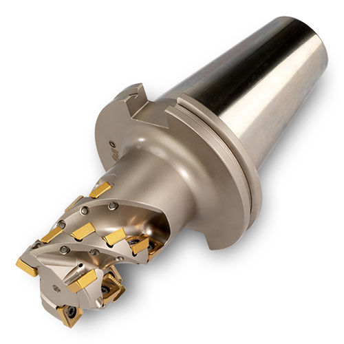 Portafresas HSK - Hi-Quad extcut™ 25J3P-2004548R02 - Ingersoll Cutting Tools - con cono morse / para fresa para planear / radial
