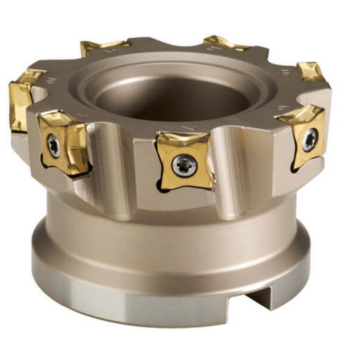 Fresa de dos cortes - Gold-Max 8 - Ingersoll Cutting Tools - tangencial / con plaquita positiva / para planear