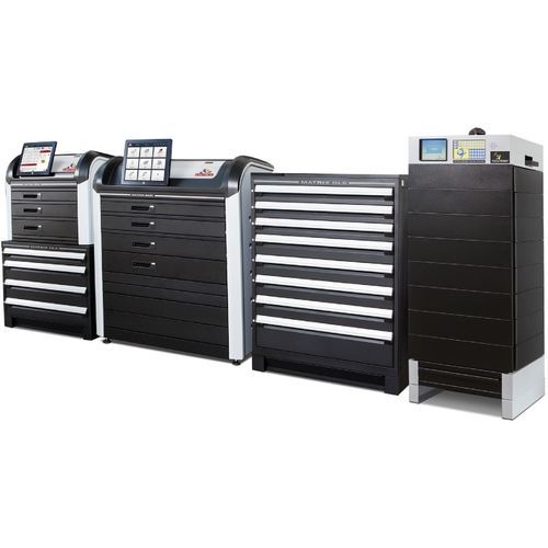 Armario de almacenamiento - MATRIX series  - Ingersoll Cutting Tools - con patas / con múltiples cajones / de metal