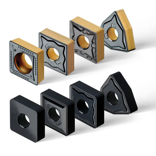 Plaquita de corte de torno - Black-Rush TT70 series  - Ingersoll Cutting Tools - para hierro fundido / triangular / positiva