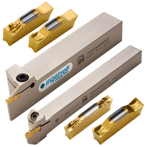 Herramienta de ranurado y tronzado exteriores - RhinoGroove™  RGER/L series  - Ingersoll Cutting Tools - con plaquitas de corte