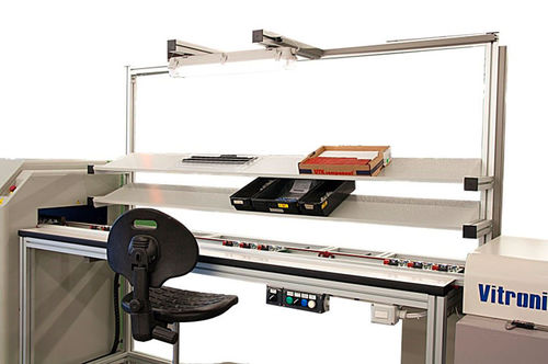 Transportador con doble carril - SA-FC-WS3S - Seica Automation S.r.l. - de inspección / para circuito impreso / para líneas de ensamblaje