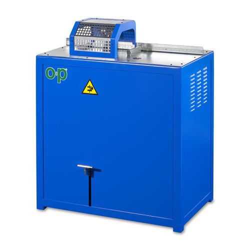 Máquina de corte de hoja rotativa - TF3 - OP Srl - para caucho / de tubos flexibles / con control manual