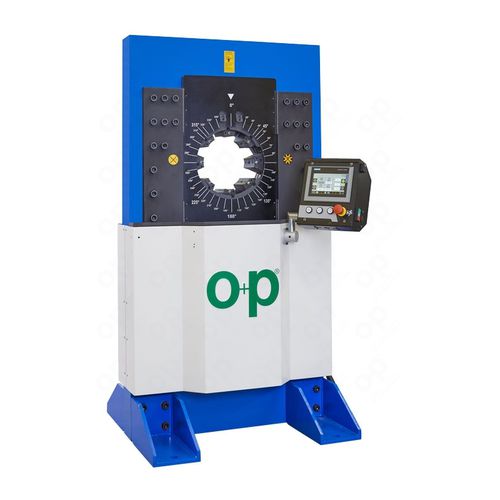 Engastadora hidráulica - TUBOMATIC V160 IES - OP Srl - de tubos flexibles / automática / controlada por PLC