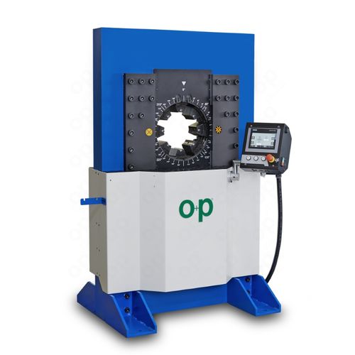 Engastadora para tubos flexibles hidráulicos - Tubomatic V250IES - OP Srl - automática / hidráulica / controlada por PLC
