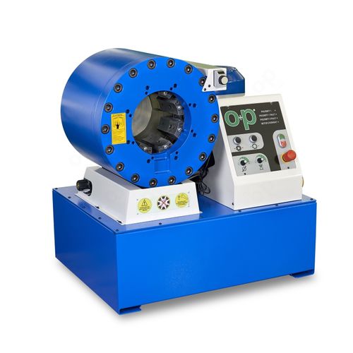 Engastadora de tubos flexibles - TUBOMATIC H170 EL - OP Srl - automática / hidráulica