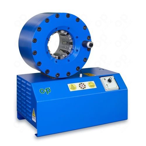 Engastadora de tubos flexibles - TUBOMATIC H135 24/12V - OP Srl - automática / hidráulica