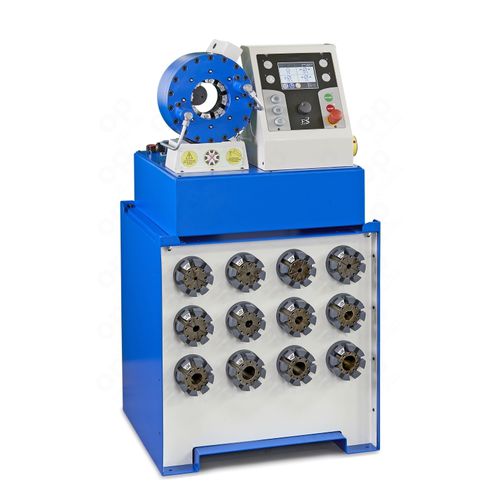Engastadora de tubos flexibles - TUBOMATIC HS 54 ES - OP Srl - automática / hidráulica