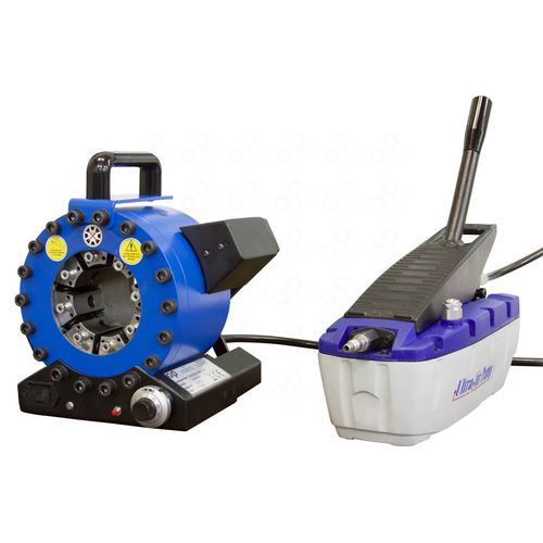 Engastadora de tubos flexibles - TUBOMATIC H64 PI - OP Srl - para tubos flexibles hidráulicos / manual / hidráulica