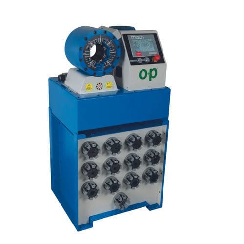 Engastadora de tubos flexibles - TUBOMATIC H83 ES - OP Srl - automática