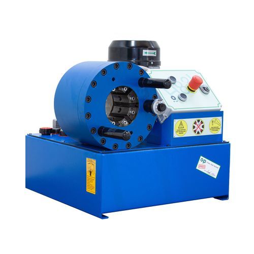 Engastadora de tubos flexibles - TUBOMATIC H83 L - OP Srl - para tubos flexibles hidráulicos / hidráulica